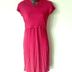 Hooded crop top dress